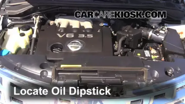 2003 Nissan Murano SE 3.5L V6 Aceite Controlar nivel de aceite